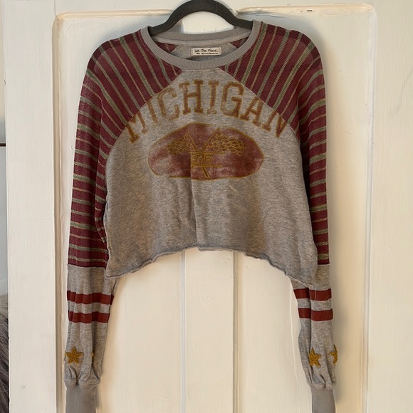 WE THE FREE Varcity Longsleeve Crop Top - Picture 5 of 11